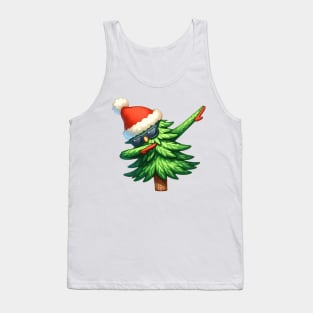 Christmas Tree Dabbing Dance Tank Top